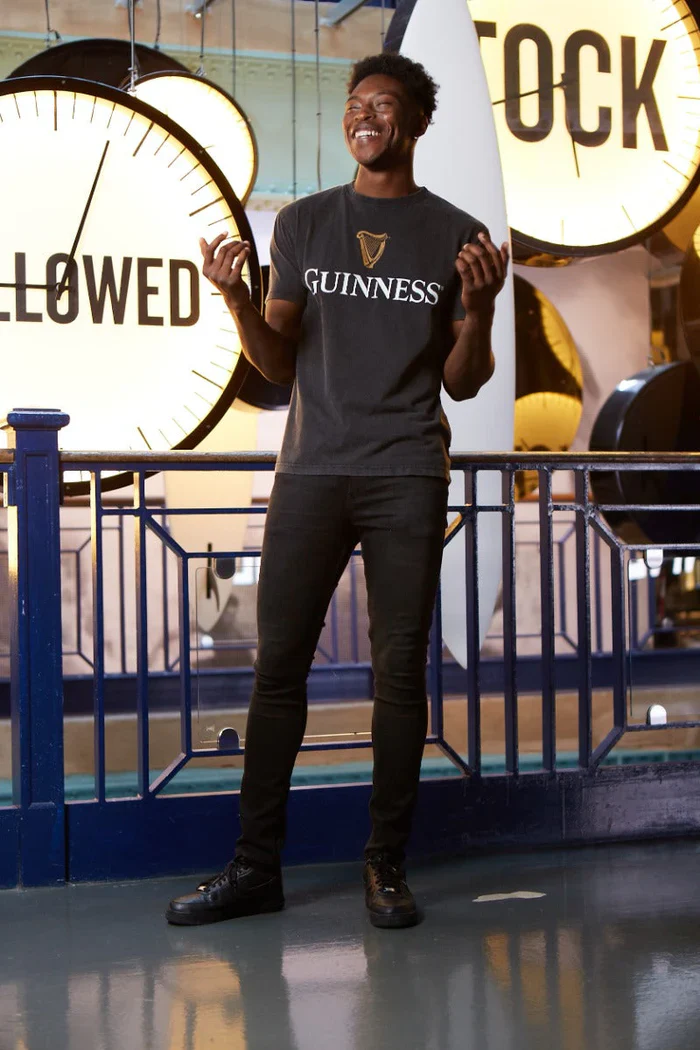 Black Guinness and Harp Distressed Tee - Image 7