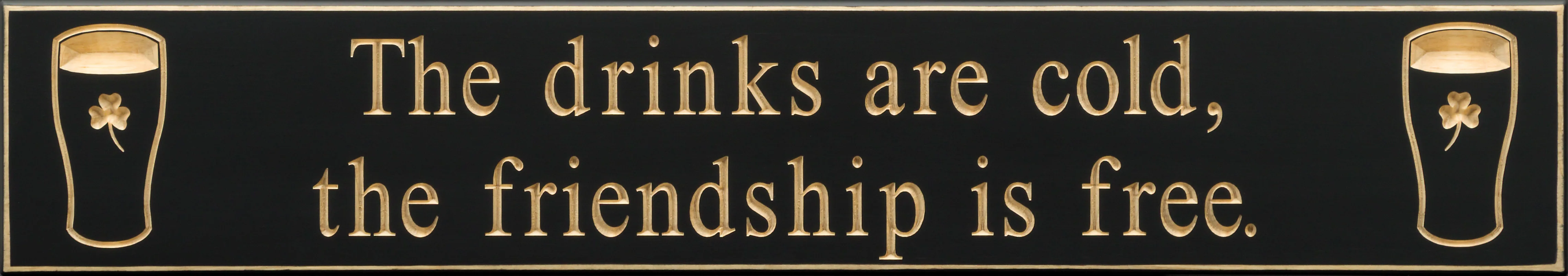 Irish Sayings Carved Wood Pub Signs - Image 10